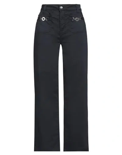 Liu •jo Woman Pants Midnight Blue Size 28 Cotton, Polyester, Elastane