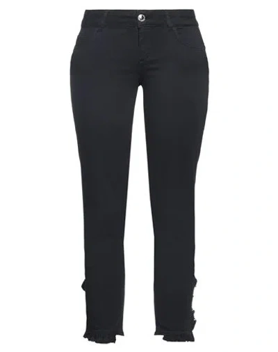 Liu •jo Woman Pants Midnight Blue Size 32 Cotton, Elastane