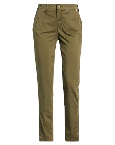 Liu •jo Woman Pants Military Green Size 25 Cotton, Elastane In Multi