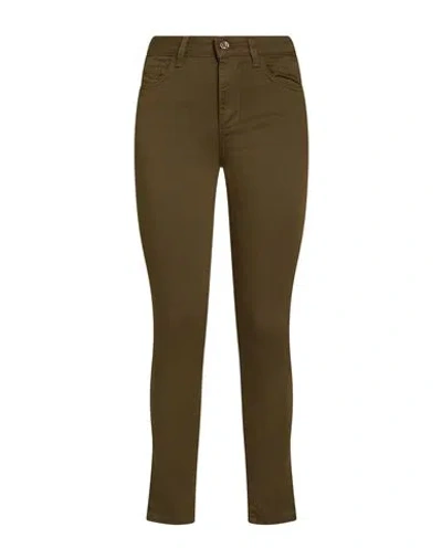 Liu •jo Woman Pants Military Green Size 25 Cotton, Polyester, Elastane In Multi