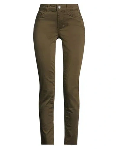 Liu •jo Woman Pants Military Green Size 25w-28l Cotton, Polyester, Elastane