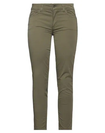 Liu •jo Woman Pants Military Green Size 26w-28l Cotton, Elastane