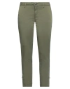 Liu •jo Woman Pants Military Green Size 28 Cotton