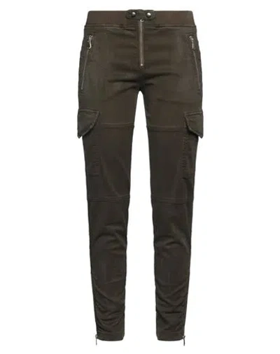 Liu •jo Woman Pants Military Green Size 28 Lyocell, Cotton, Elastane, Polyester In Brown