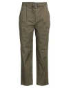 Liu •jo Woman Pants Military Green Size 4 Cotton, Elastane In Green