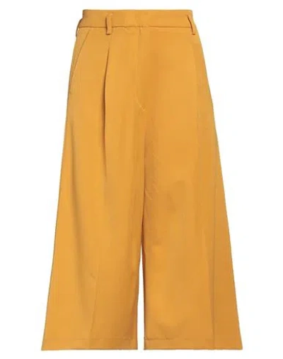 Liu •jo Woman Pants Mustard Size 6 Polyester, Viscose, Elastane In Yellow