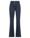 Liu •jo Woman Pants Navy Blue Size Xs Cotton, Elastane