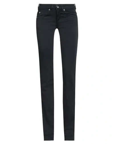 Liu •jo Woman Pants Navy Size 25 Cotton, Elastane In Blue
