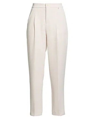 Liu •jo Woman Pants Off White Size 12 Polyester, Elastane