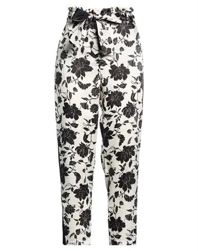 Liu •jo Woman Pants Off White Size 6 Polyester In Multi