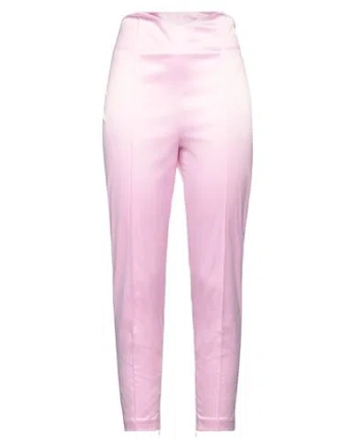 Liu •jo Woman Pants Pink Size 6 Cotton, Polyester, Elastane