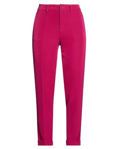 Liu •jo Woman Pants Plum Size 4 Polyester, Elastane In Red
