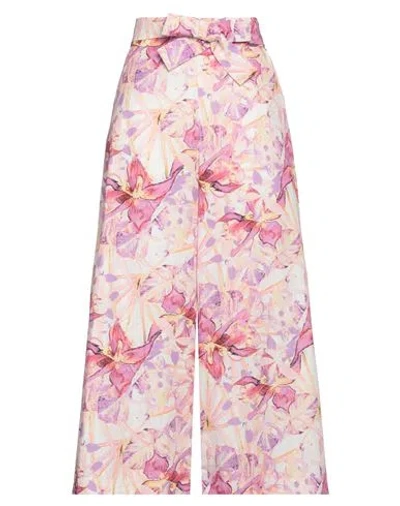 Liu •jo Woman Pants Purple Size 6 Cotton