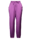 Liu •jo Woman Pants Purple Size M Polyester In Purple