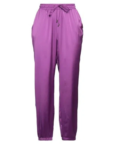 Liu •jo Woman Pants Purple Size M Polyester