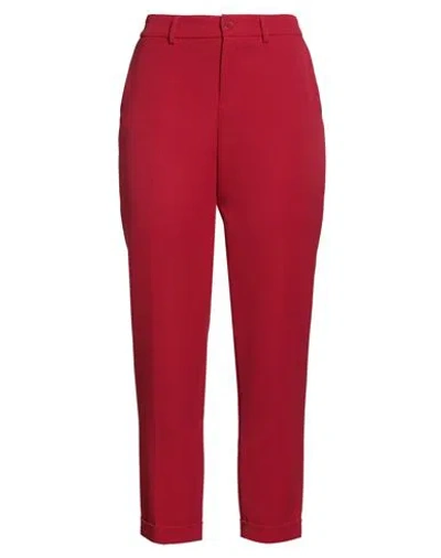 Liu •jo Woman Pants Red Size 8 Polyester, Elastane