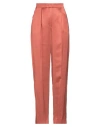 Liu •jo Woman Pants Rust Size 4 Viscose In Red