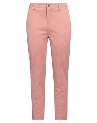 Liu •jo Woman Pants Salmon Pink Size 4 Polyester, Polyamide, Elastane