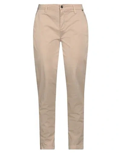 Liu •jo Woman Pants Sand Size 32 Cotton, Elastane In Beige