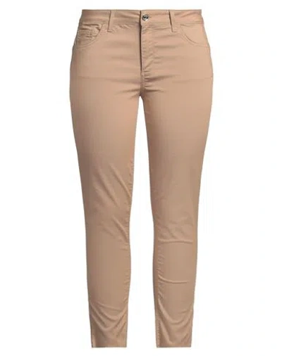 Liu •jo Woman Pants Sand Size 33w-28l Cotton, Polyester, Elastane