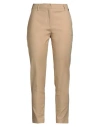 Liu •jo Woman Pants Sand Size 4 Cotton, Polyamide, Elastane In Neutral