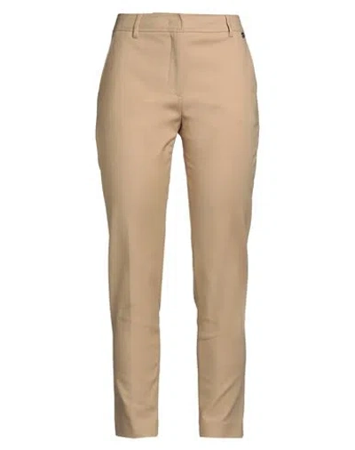 Liu •jo Woman Pants Sand Size 4 Cotton, Polyamide, Elastane In Neutral