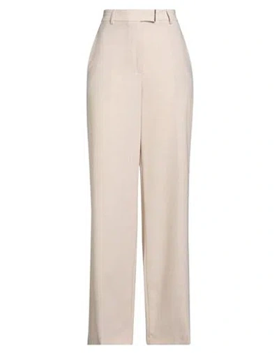 Liu •jo Woman Pants Sand Size 8 Polyester, Viscose, Elastane In Neutral