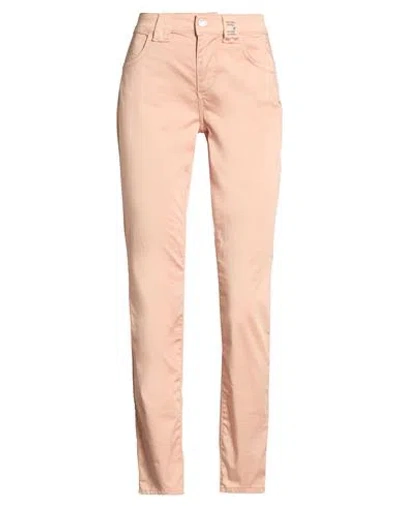 Liu •jo Woman Pants Sand Size Xxs Cotton, Polyester, Elastane In Pink