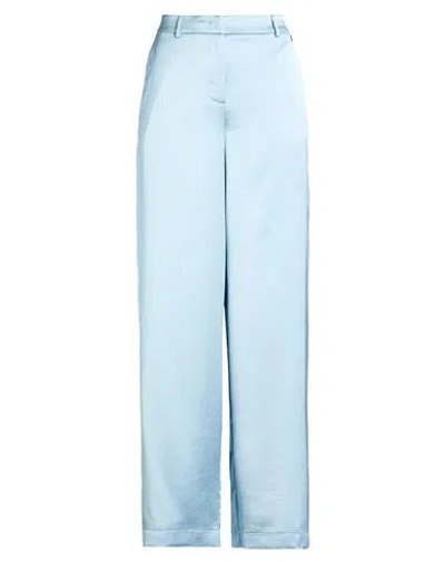 Liu •jo Woman Pants Sky Blue Size 10 Polyester