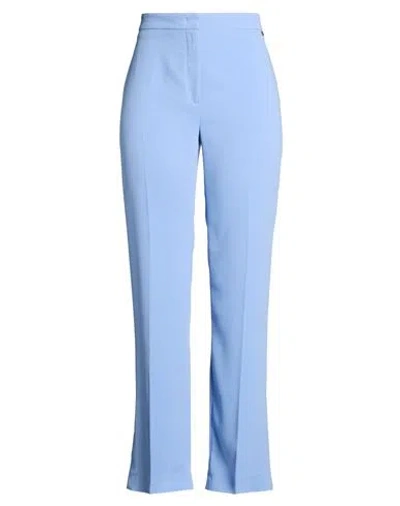 Liu •jo Woman Pants Sky Blue Size 10 Polyester