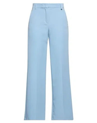 Liu •jo Woman Pants Sky Blue Size 4 Polyester, Elastane