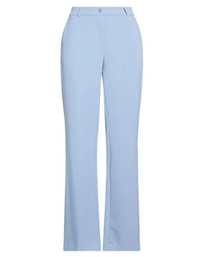 Liu •jo Woman Pants Sky Blue Size 8 Polyester, Elastane