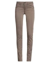 Liu •jo Woman Pants Taupe Size 25w-32l Cotton, Polyester, Elastane In Gray