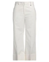 Liu •jo Woman Pants White Size 10 Cotton, Elastane