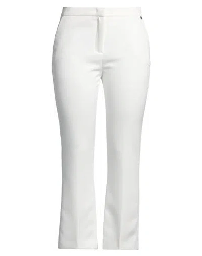 Liu •jo Woman Pants White Size 8 Polyester, Elastane