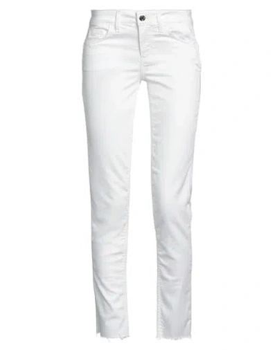 Liu •jo Woman Pants White Size 25w-28l Cotton, Polyester, Elastane