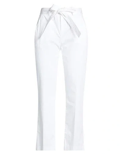 Liu •jo Woman Pants White Size 27 Cotton, Elastane