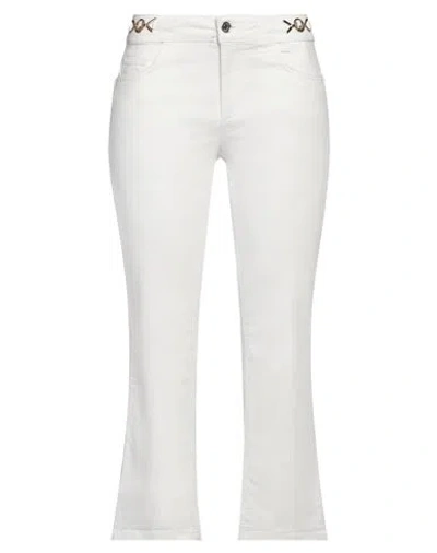 Liu •jo Woman Pants White Size 27 Cotton, Polyester, Elastane In White