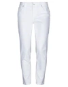 Liu •jo Woman Pants White Size 27w-28l Cotton, Polyester, Elastane In White