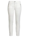 Liu •jo Woman Pants White Size 28 Cotton, Elastane In White