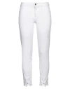 Liu •jo Woman Pants White Size 28 Cotton, Elastane