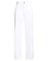 Liu •jo Woman Pants White Size 29 Cotton, Elastane