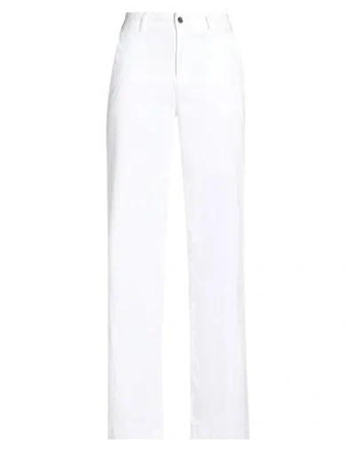 Liu •jo Woman Pants White Size 29 Cotton, Elastane