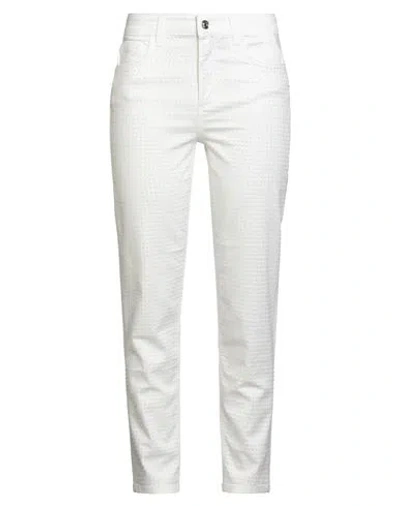 Liu •jo Woman Pants White Size 28w-28l Cotton, Polyester, Elastane