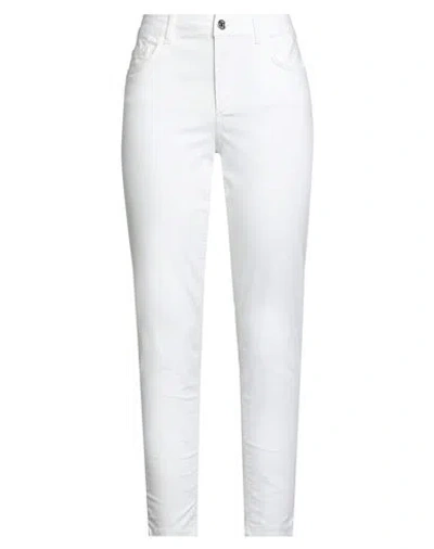 Liu •jo Woman Pants White Size 29 Cotton, Polyester, Elastane