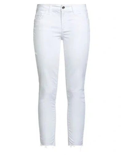 Liu •jo Woman Pants White Size 29w-28l Cotton, Polyester, Elastane
