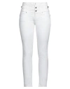 Liu •jo Woman Pants White Size 29w-30l Cotton, Polyester, Elastane