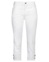 Liu •jo Woman Pants White Size 30 Cotton, Elastane In White