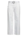 Liu •jo Woman Pants White Size 31 Cotton, Polyester, Elastane