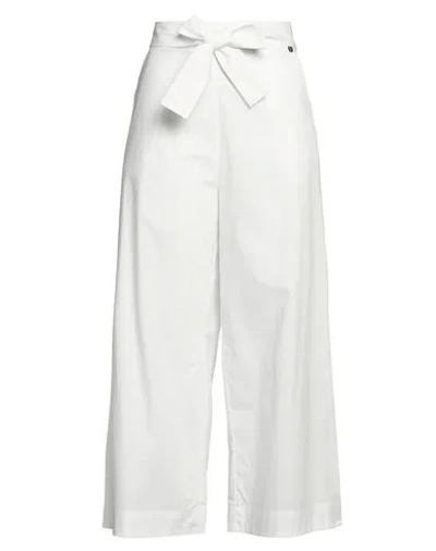 Liu •jo Woman Pants White Size 6 Cotton